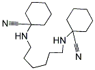 1-([6-[(1-CYANOCYCLOHEXYL)AMINO]-HEXYL]AMINO)CYCLOHEXANECARBONITRILE 结构式