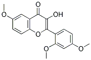 3-HYDROXY-6,2',4'-TRIMETHOXYFLAVONE 结构式