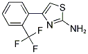 4-(2-TRIFLUOROMETHYL-PHENYL)-THIAZOL-2-YLAMINE 结构式