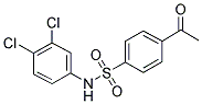 4-(3,4-DICHLOROPHENYL)-SULFAMYLACETOPHENONE 结构式