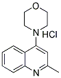 2-METHYL-4-(MORPHOLIN-1-YL)QUINOLINE HYDROCHLORIDE 结构式