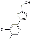 [5-(3-CHLORO-4-METHYL-PHENYL)-FURAN-2-YL]-METHANOL 结构式