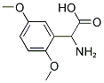 AMINO-(2,5-DIMETHOXY-PHENYL)-ACETIC ACID 结构式