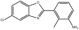 3-(5-CHLORO-1,3-BENZOXAZOL-2-YL)-2-METHYLANILINE 结构式