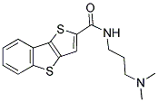 N-[3-(DIMETHYLAMINO)PROPYL]THIENO[3,2-B][1]BENZOTHIOPHENE-2-CARBOXAMIDE 结构式