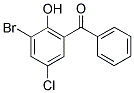 3-Bromo-5-chloro-2-hydroxybenzophenone 结构式