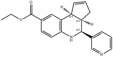 4-PYRIDIN-4-YL-3A,4,5,9B-TETRAHYDRO-3 H-CYCLOPENTA[ C ]QUINOLINE-8-CARBOXYLIC ACID 结构式