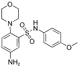 5-AMINO-N-(4-METHOXY-PHENYL)-2-MORPHOLIN-4-YL-BENZENESULFONAMIDE 结构式