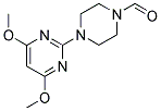 4-[4,6-DIMETHOXYPYRIMIDIN-2-YL]PIPERAZINE-1-CARBOXALDEHYDE 结构式