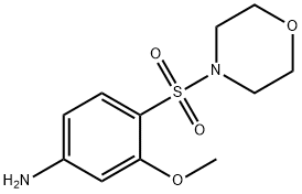 3-甲氧基-4-(吗啉磺酰基)苯胺 结构式