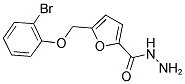 5-(2-Bromo-phenoxymethyl)-furan-2-carboxylic acid hydrazide 结构式