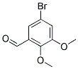 5-BROMO-2,3-DIMETHOXYBENZALDEHYDE 结构式