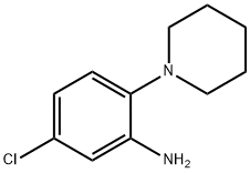 5-氯-2-(哌啶-1-基)苯胺 结构式