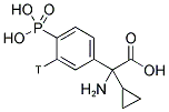 RS-ALPHA-CYCLOPROPYL-[3-3H]-4-PHOSPHONOPHENYLGLYCINE 结构式