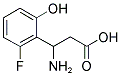 3-AMINO-3-(2-FLUORO-6-HYDROXY-PHENYL)-PROPIONIC ACID 结构式