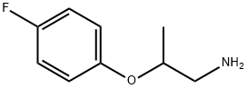 2-(4-氟苯氧基)丙烷-1-胺 结构式