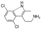2-(4,7-DICHLORO-2-METHYL-1H-INDOL-3-YL)-ETHYLAMINE 结构式