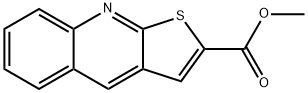 METHYL THIENO[2,3-B]QUINOLINE-2-CARBOXYLATE 结构式