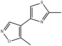 5-METHYL-4-(2-METHYL-1,3-THIAZOL-4-YL)ISOXAZOLE 结构式
