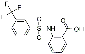2-([[3-(TRIFLUOROMETHYL)PHENYL]SULFONYL]AMINO)BENZOIC ACID 结构式