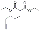 DIETHYL 5-HEXYNYLMALONATE 结构式