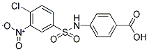 4-(4-CHLORO-3-NITRO-BENZENESULFONYLAMINO)-BENZOIC ACID 结构式