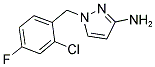 1-(2-氯-4-氟苄基)-1H-吡唑-3-氨基 结构式