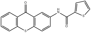 N-(9-OXO-9H-THIOXANTHEN-2-YL)-2-THIOPHENECARBOXAMIDE 结构式