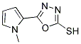 5-(1-METHYL-1H-PYRROL-2-YL)-1,3,4-OXADIAZOL-2-YLHYDROSULFIDE 结构式