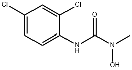 N'-(2,4-DICHLOROPHENYL)-N-HYDROXY-N-METHYLUREA 结构式