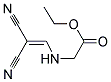 Ethyl 2-[(2,2-dicyanovinyl)amino]acetate 结构式