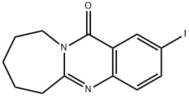 2-IODO-7,8,9,10-TETRAHYDROAZEPINO[2,1-B]QUINAZOLIN-12(6H)-ONE 结构式
