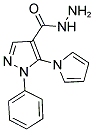1-PHENYL-5-(1H-PYRROL-1-YL)-1H-PYRAZOLE-4-CARBOHYDRAZIDE 结构式