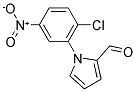 1-(2-CHLORO-5-NITROPHENYL)-1H-PYRROLE-2-CARBALDEHYDE 结构式