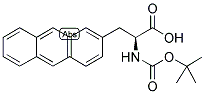 Boc-Ala(2-anth)-OH 结构式