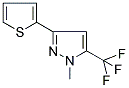 1-METHYL-3-(2-THIENYL)-5-(TRIFLUOROMETHYL)-1H-PYRAZOLE 结构式