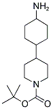 4-(4-AMINO-CYCLOHEXYL)-PIPERIDINE-1-CARBOXYLIC ACID TERT-BUTYL ESTER 结构式