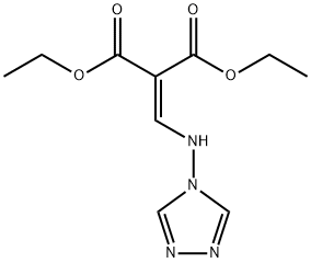 Diethyl 2-[(4H-1,2,4-triazol-4-ylamino)methylene]malonate 结构式