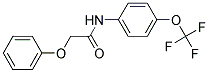 2-PHENOXY-N-(4-(TRIFLUOROMETHOXY)PHENYL)ETHANAMIDE 结构式