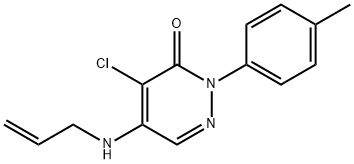 5-(Allylamino)-4-chloro-2-(4-methylphenyl)-3(2H)-pyridazinone 结构式