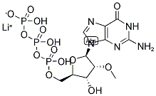 2'-O-METHYLGUANOSINE-5'-TRIPHOSPHATE LITHIUM SALT 结构式