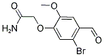 2-(5-BROMO-4-FORMYL-2-METHOXYPHENOXY)ACETAMIDE 结构式