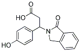 3-(4-羟基苯基)-3-(1-氧代异二氢吲哚-2-基)丙酸 结构式