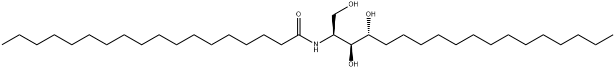 N-硬脂酰植物鞘胺醇 结构式