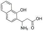 3-AMINO-3-(1-HYDROXY-NAPHTHALEN-2-YL)-PROPIONIC ACID 结构式