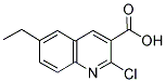 2-Chloro-6-ethylquinoline-3-carboxylic acid 结构式