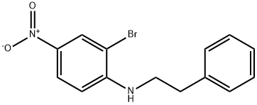 2-Bromo-4-nitro-N-phenethylaniline 结构式