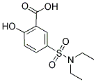5-DIETHYLSULFAMOYL-2-HYDROXY-BENZOIC ACID 结构式