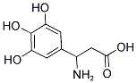 3-Amino-3-(3,4,5-trihydroxy-phenyl)-propionic acid 结构式