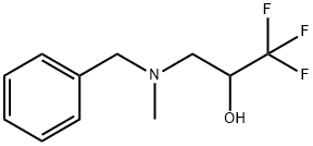 3-[BENZYL(METHYL)AMINO]-1,1,1-TRIFLUORO-2-PROPANOL 结构式